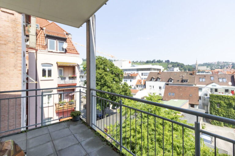 Balkon mit Aussicht